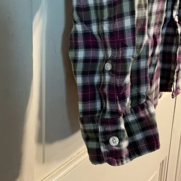 Men's Plaid Gap Shirt - Multicolor XL - Picture 4 of 13